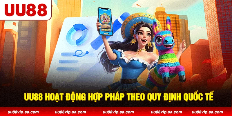 UU88 hoạt động hợp pháp theo quy định quốc tế